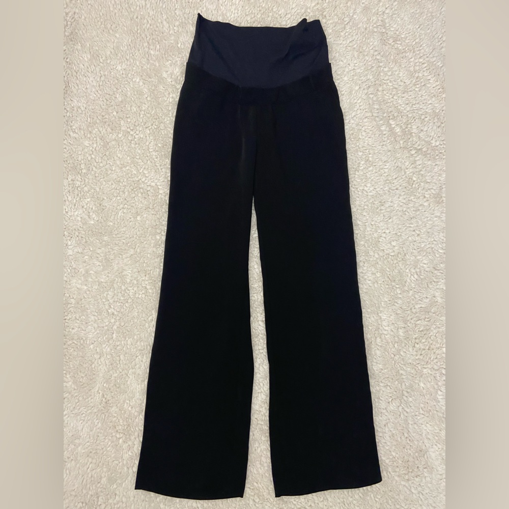 Sleek Black Straight Leg Pants